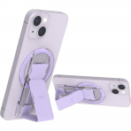 CLCKR MagSafe Uyumlu Standl iPhone 15 Tutucu-Clear Lilac