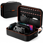 COOWPS Nintendo Switch 2 Sert Kabuklu anta-Black 