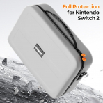 COOWPS Nintendo Switch 2 Sert Kabuklu anta-White 