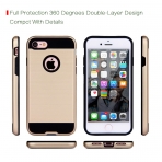 CSTG Apple iPhone 7 Resilient Ultimate Protection Klf-Gold
