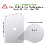 CWNOTBHY iPad 360 Derece Dönebilen Kılıf (10.2 inç)(7. Nesil)-Pink