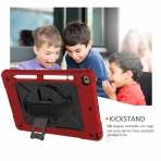 CWNOTBHY iPad 360 Derece Dönebilen Kılıf (10.2 inç)(7. Nesil)-Red