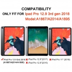 CWNOTBHY iPad Pro Kalem Blmeli Klf (12.9 in) (2018)