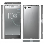 C And U Sony Xperia XZ Premium Bumper Klf-Crystal black