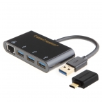 CableCreation USB 3.0 /Gigabit Ethernet Adaptr (Siyah)