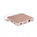 CableCreation Thunderbolt 3 Uyumlu Type C Adaptr (Pembe Altn)