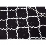 Canvaslife Kanvas Laptop antas (13.3 in)-Black Four Petals Style