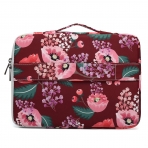 Canvaslove Laptop antas (13 in)-Wine Red Flower