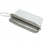 Canvaslove Laptop �antas� (15 in�)-Light Green Grid With Strap