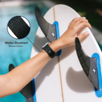 Carterjett Apple Watch Uyumlu Hiking Trail Nato Kay��-Black