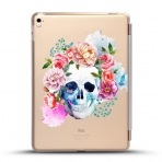 Cas Graphique Apple iPad Mini 4 Klf-watercolor flower skull