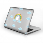 Cas Graphique Retina Ekran Macbook Pro Klf (13 in)-Rainbow on Cloud