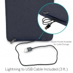 CaseCrown iPad Power Sleeve Klf (9.7 in)-Dark Denim