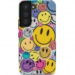 Casely Samsung Galaxy S22 Klf (MIL-STD-810G)-Smiley Face Sticker