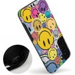 Casely Samsung Galaxy S22 Klf (MIL-STD-810G)-Smiley Face Sticker