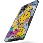 Casely Samsung Galaxy S22 Ultra K�l�f (MIL-STD-810G)-Smiley Face Sticker
