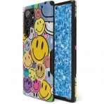 Casely Samsung Galaxy S22 Ultra K�l�f (MIL-STD-810G)-Smiley Face Sticker