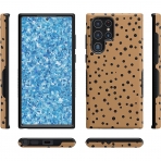 Casely Samsung Galaxy S22 Ultra K�l�f (MIL-STD-810G)-Dotted Animal