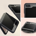 Caseology Samsung Galaxy Z Flip 5 Silikon Klf-Black Sesame