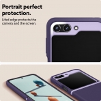 Caseology Samsung Galaxy Z Flip 5 Silikon Klf-Grape Purple