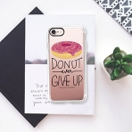Casetify iPhone 7 Snap Klf-Donut Ever Give Up Pattern