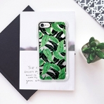 Casetify iPhone 7 Ultra Slim Fit Desenli Klf-Banana leaf Pattern