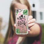 Casetify iPhone 7 Ultra Slim Fit Desenli Klf-What the Flock Flamingo Tropical Palm Leaves