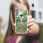 Casetify iPhone 7 Ultra Slim Fit Desenli Klf-Good Vibes Only Tropical Leaves