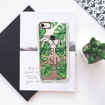 Casetify iPhone 7 Ultra Slim Fit Desenli Klf-Good Vibes Only Tropical Leaves