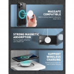 Clayco Forza Manyetik Serisi iPhone 13 Pro Klf (MIL-STD-810G)-Black