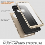 Clayco Galaxy Note 8 Hera Serisi Rugged Klf-Gold