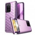 Clayco Galaxy S20 Ultra Argos Seri Kartlkl Klf-Purple