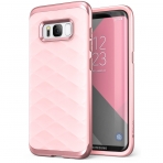 Clayco Galaxy S8 Plus Helios Serisi Premium Hybrid Klf-Pink