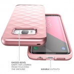 Clayco Galaxy S8 Plus Helios Serisi Premium Hybrid Klf-Pink