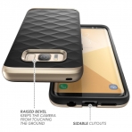 Clayco Galaxy S8 Plus Helios Serisi Premium Hybrid Klf-Gold