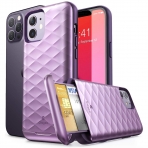 Clayco iPhone 12 Argos Serisi Czdan Klf-Purple