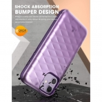 Clayco iPhone 12 Argos Serisi Czdan Klf-Purple