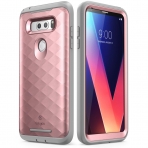 Clayco LG V30 Hera Serisi Rugged Klf-Rose Gold