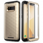 Clayco Samsung Galaxy S8 Hera Serisi Full-body Rugged Klf (Ekran Koruyucu Dahildir)-Gold