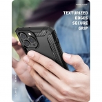 Clayco Xenon Serisi iPhone 13 Pro Max Klf (MIL-STD-810G)-Black