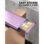 Clayco iPhone 12 Pro Max Argos Serisi Czdan Klf-Purple
