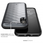 Clayco iPhone X Argos Seri Kartlkl klf-Black