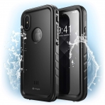 Clayco iPhone XS / X Omni Serisi Su Geirmez Klf-Black