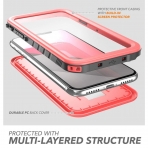 Clayco iPhone X Omni Serisi Su Geirmez Klf-Pink