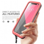 Clayco iPhone X Omni Serisi Su Geirmez Klf-Pink