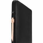 Comfyable Apple iPad Pro Deri Tablet antas (11 in)-Black Pebbled