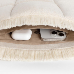 Comfyable Puffy Pskll Laptop antas (13-16 in)-Natural Linen