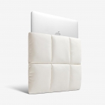 Comfyable MacBook Air/Pro Uyumlu Puffy anta(15-16 in)-Rice