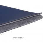 Comfyable MacBook Deri Zarf Klf (16 in)-Navy