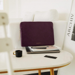 Comfyable MacBook Pro/Air Deri Laptop �anta (13-14 in�)-Berry Brown
